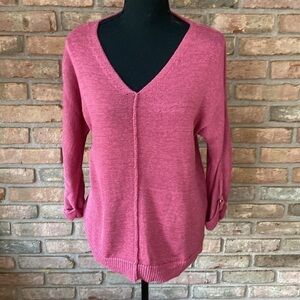 Chico’s V-neck Sweater Top Small NWOT